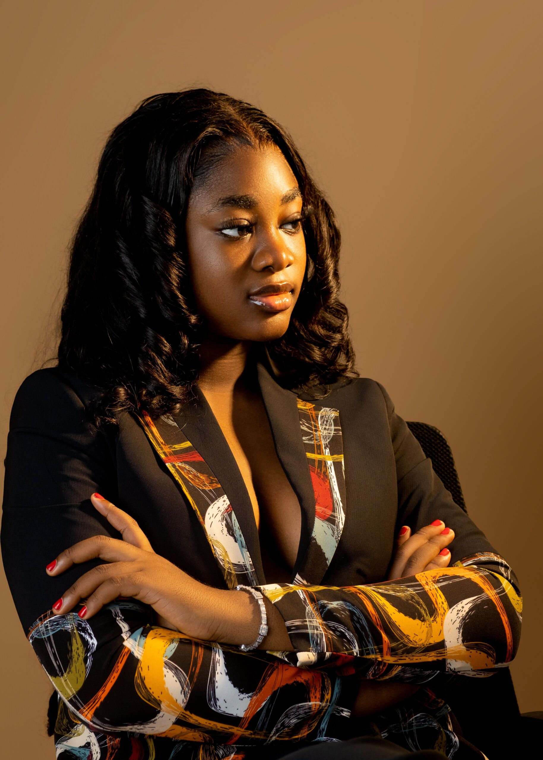 Statement Art Printed Blazer